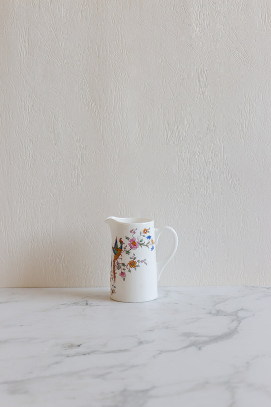 royal doulton furness bermuda  bird of paradise cream and sugar