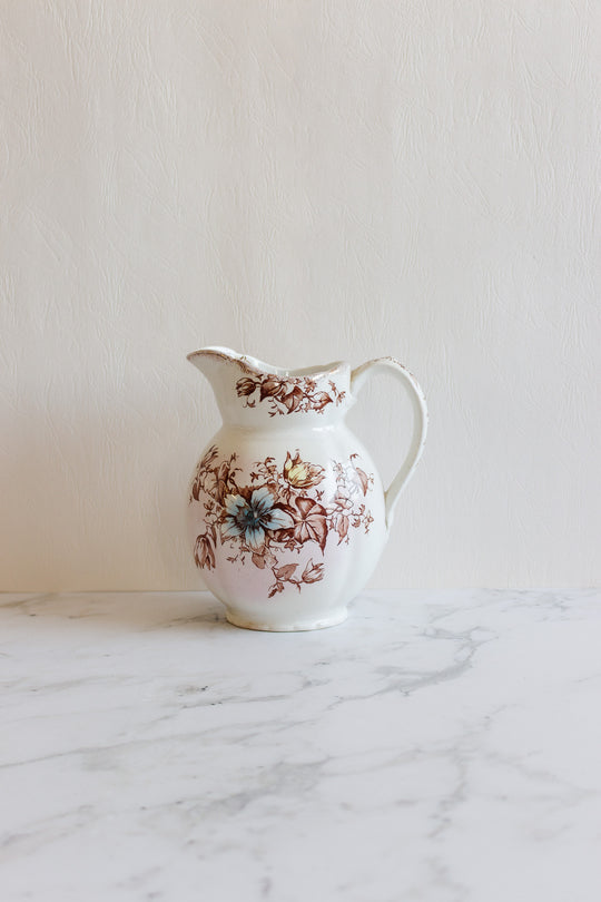 antique clementson bros pitcher