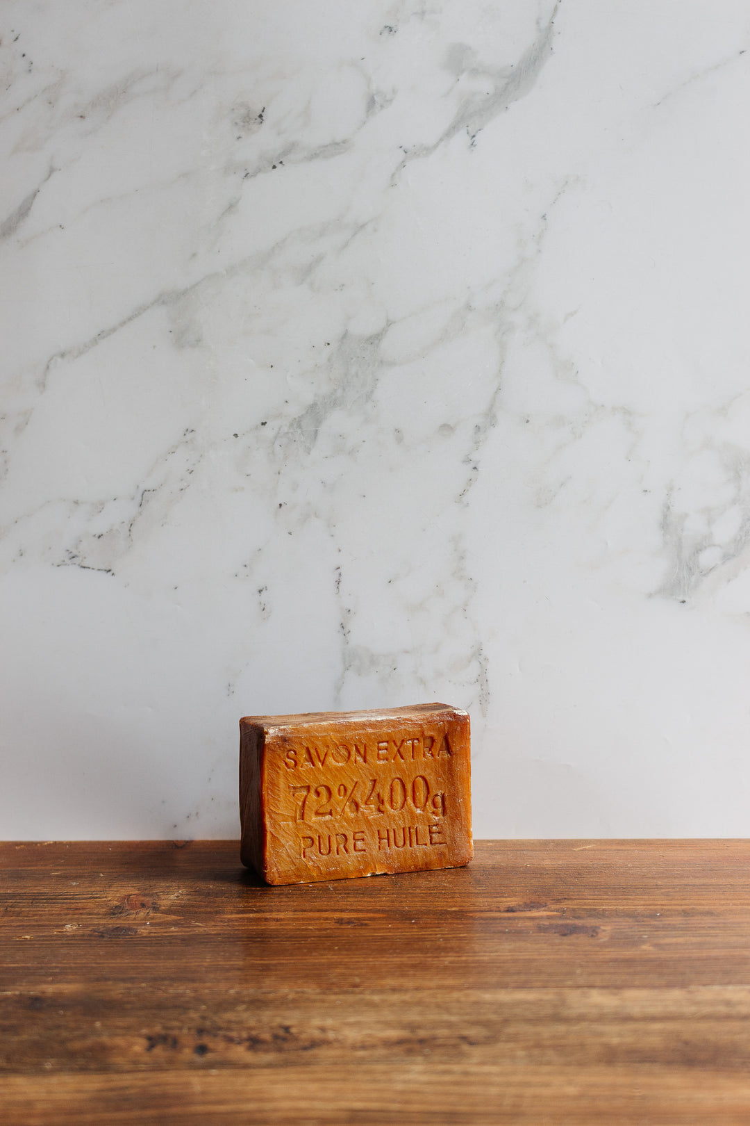 antique french branded soap, set of 2