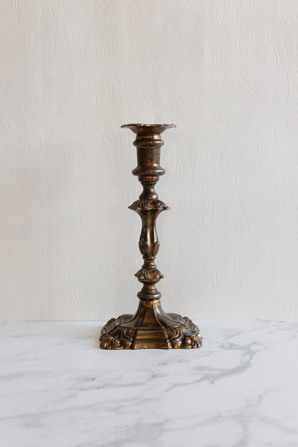 vintage french classic silverplate candlestick