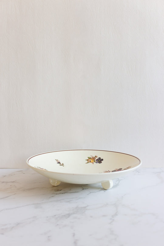 1950s waechtersbach Germany footed serving dish