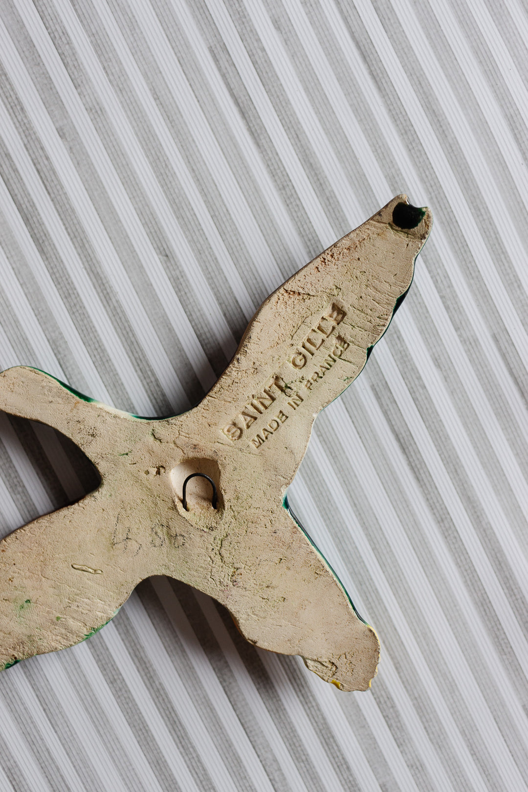 vintage french porcelain saint gille "canard"