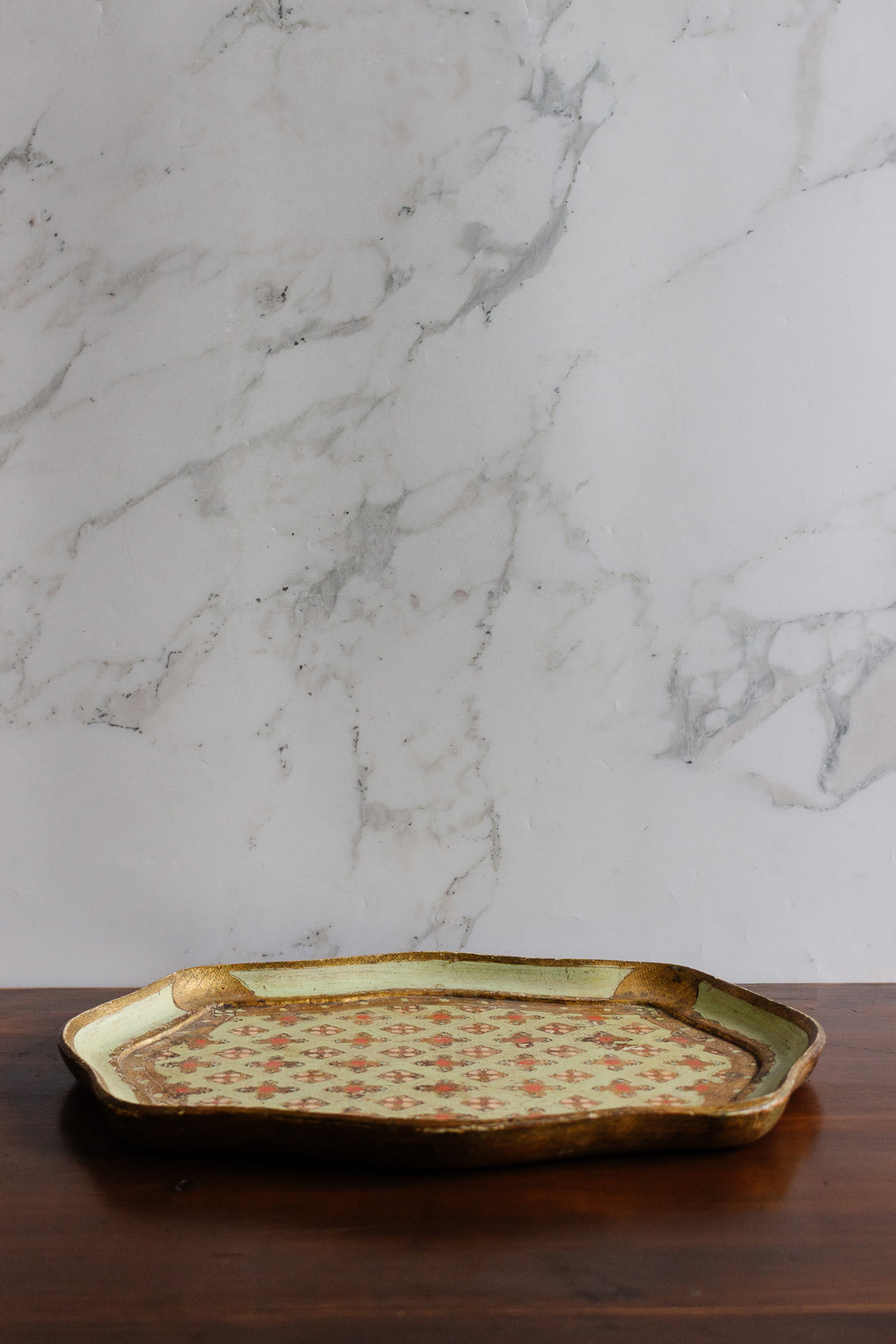vintage italian florentine tray