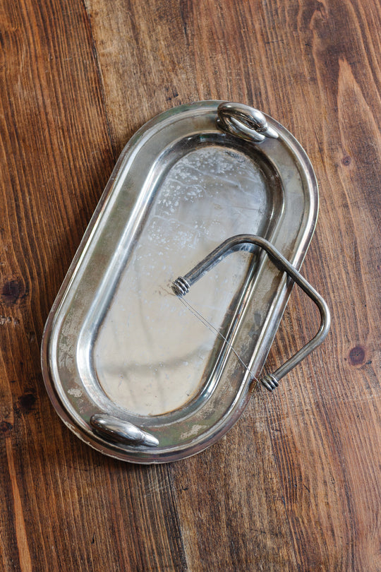 1930s french foie silverplate gras service
