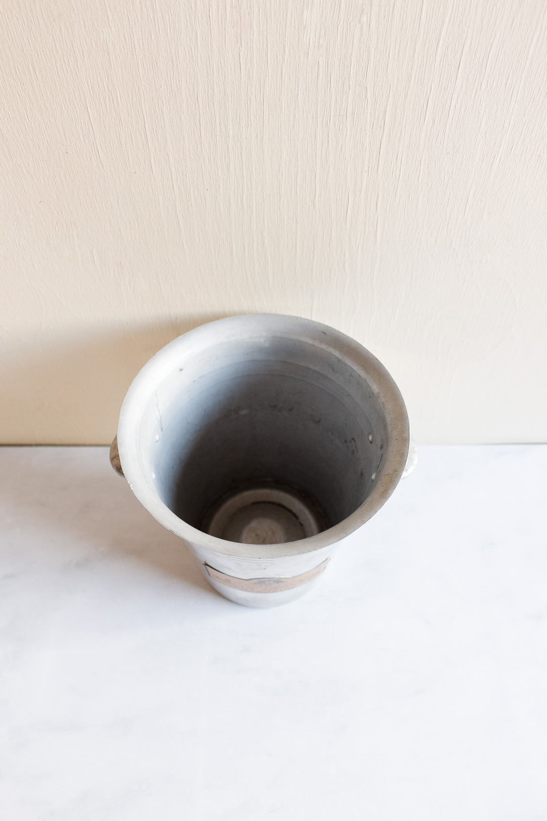 emile leclère vintage french aluminum champagne bucket
