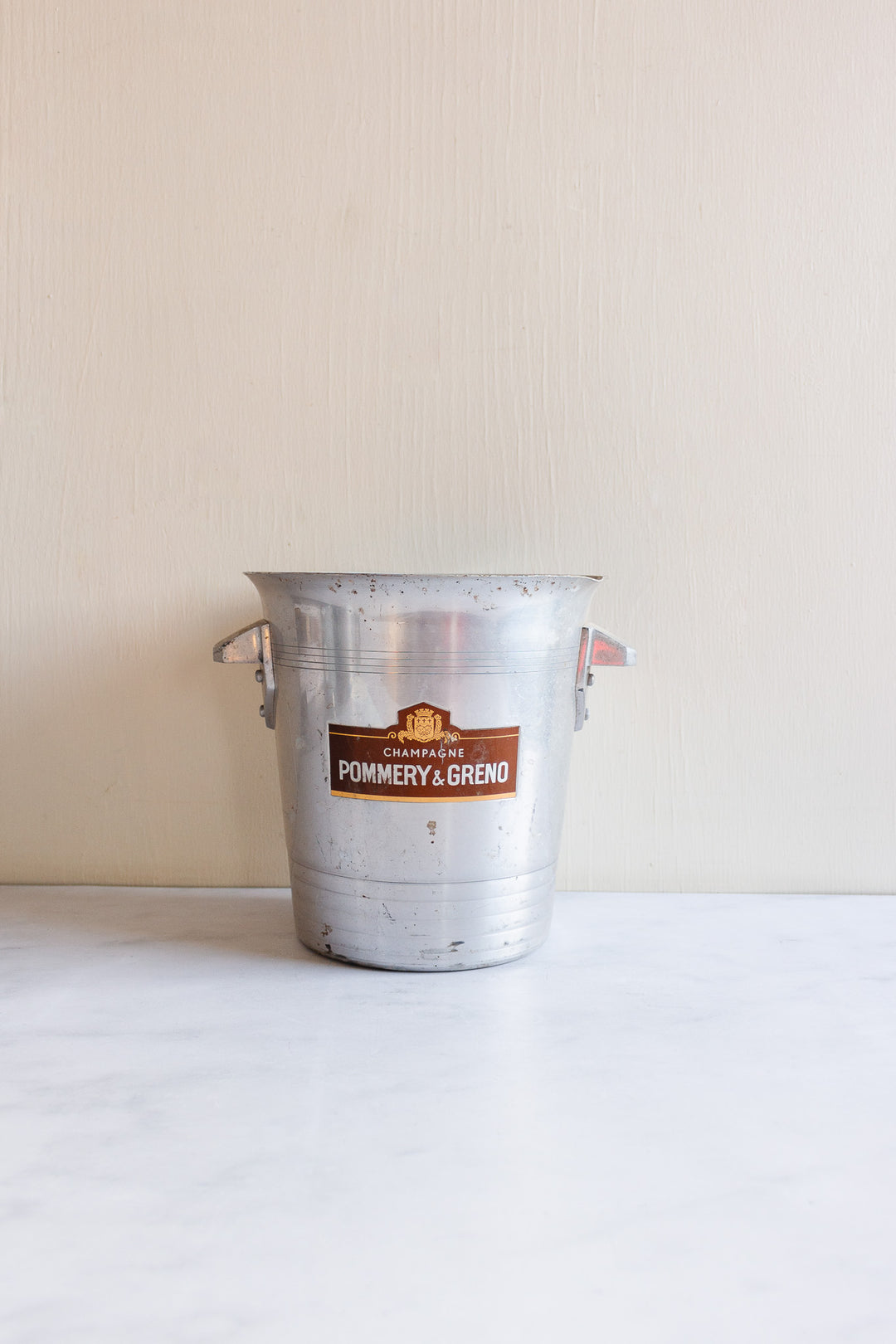 pommery & greno vintage french aluminum champagne bucket