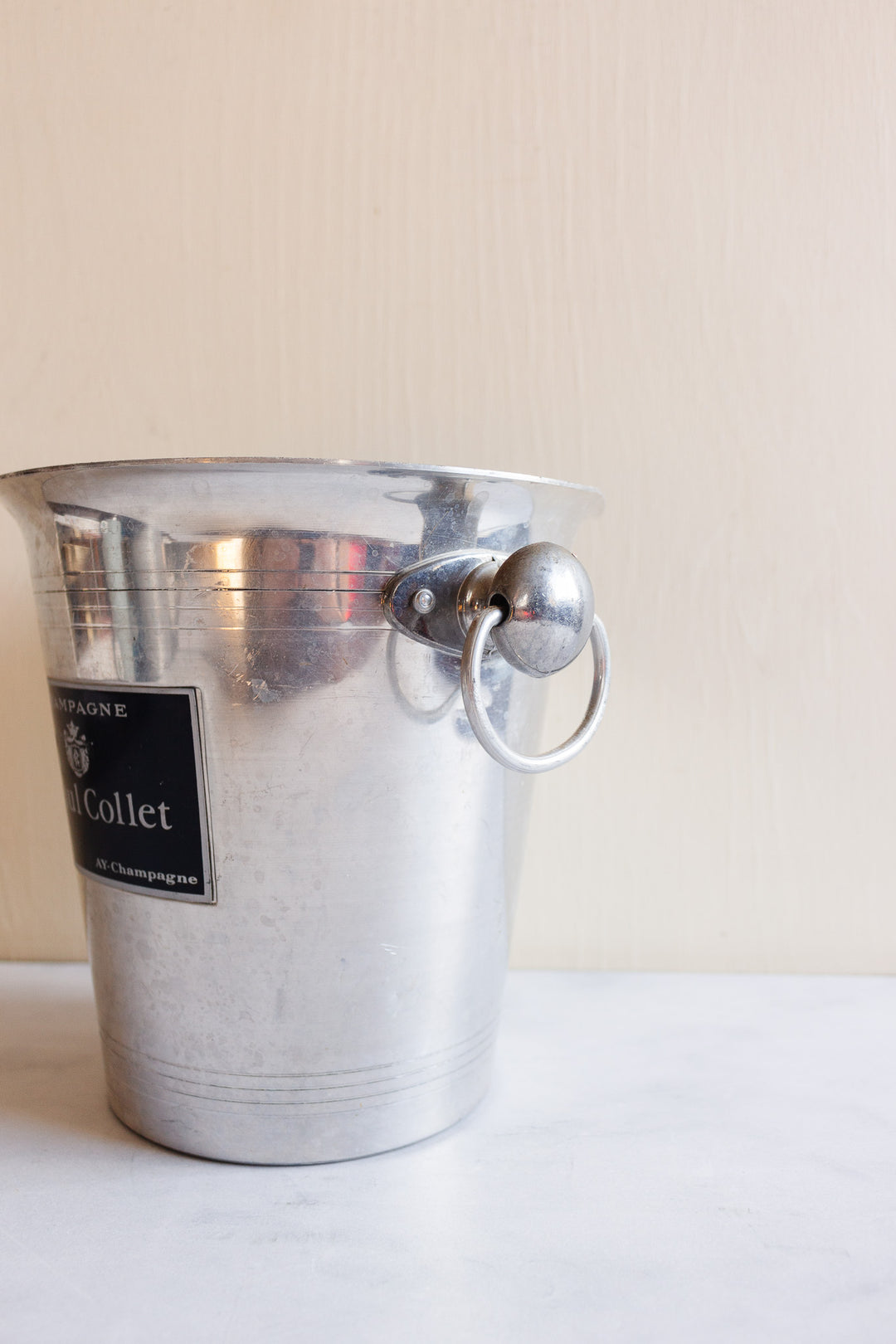 raoul collet vintage french aluminum champagne bucket