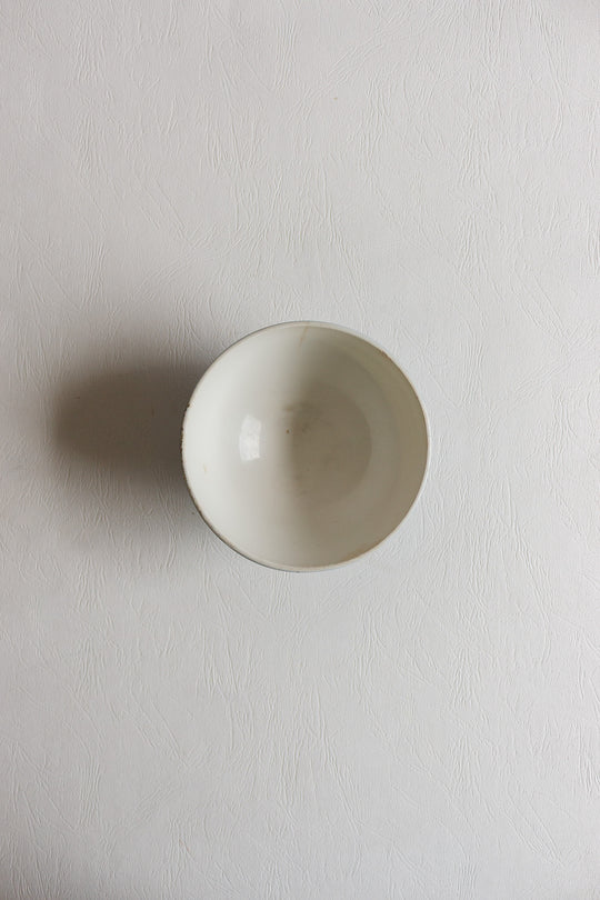 antique french faïencerie orchies café au lait blue bowl