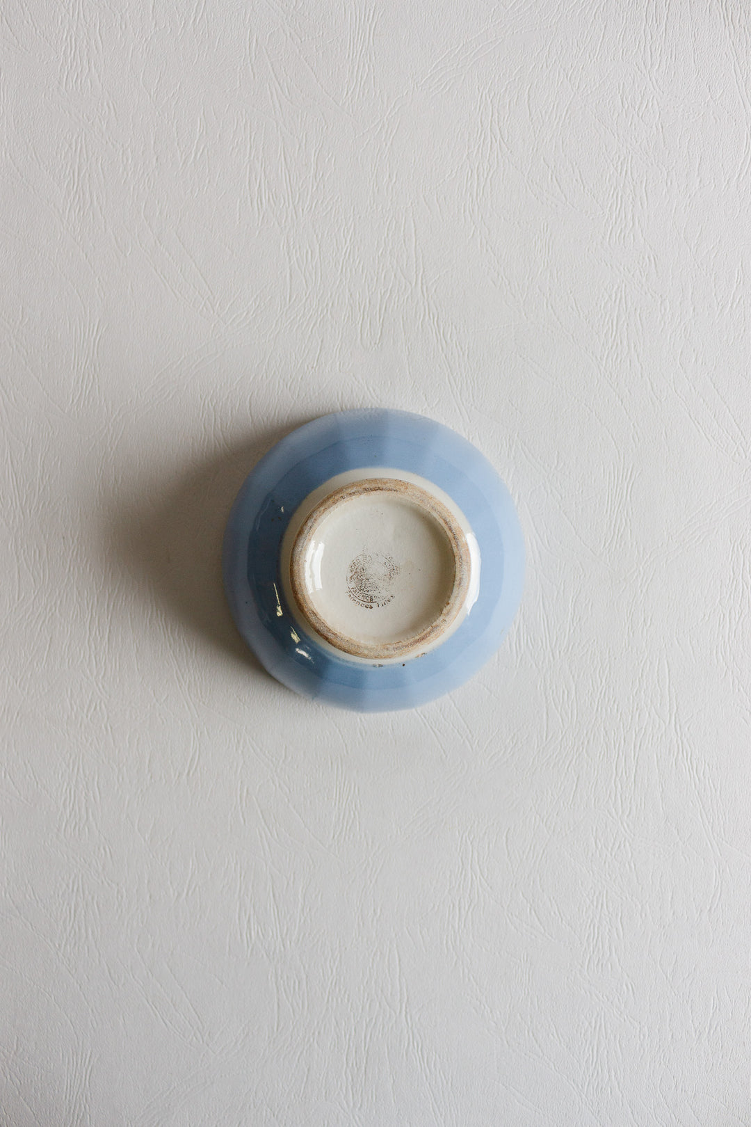 antique french faïencerie orchies café au lait blue bowl