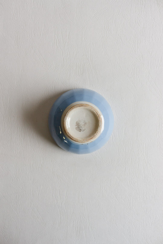 antique french faïencerie orchies café au lait blue bowl