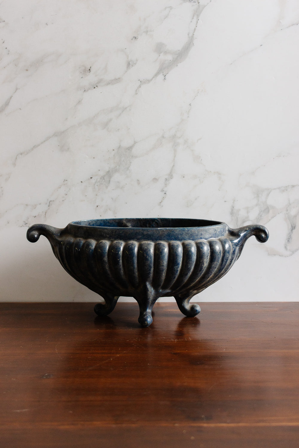 antique french cast iron jardinere