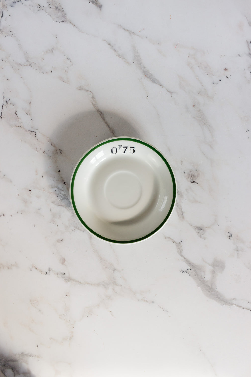 rare 18th century hand painted French bistro tip saucer 75f