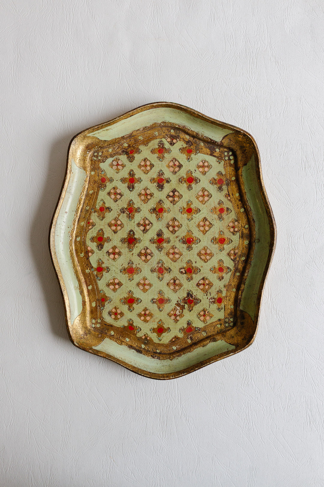 vintage italian florentine tray