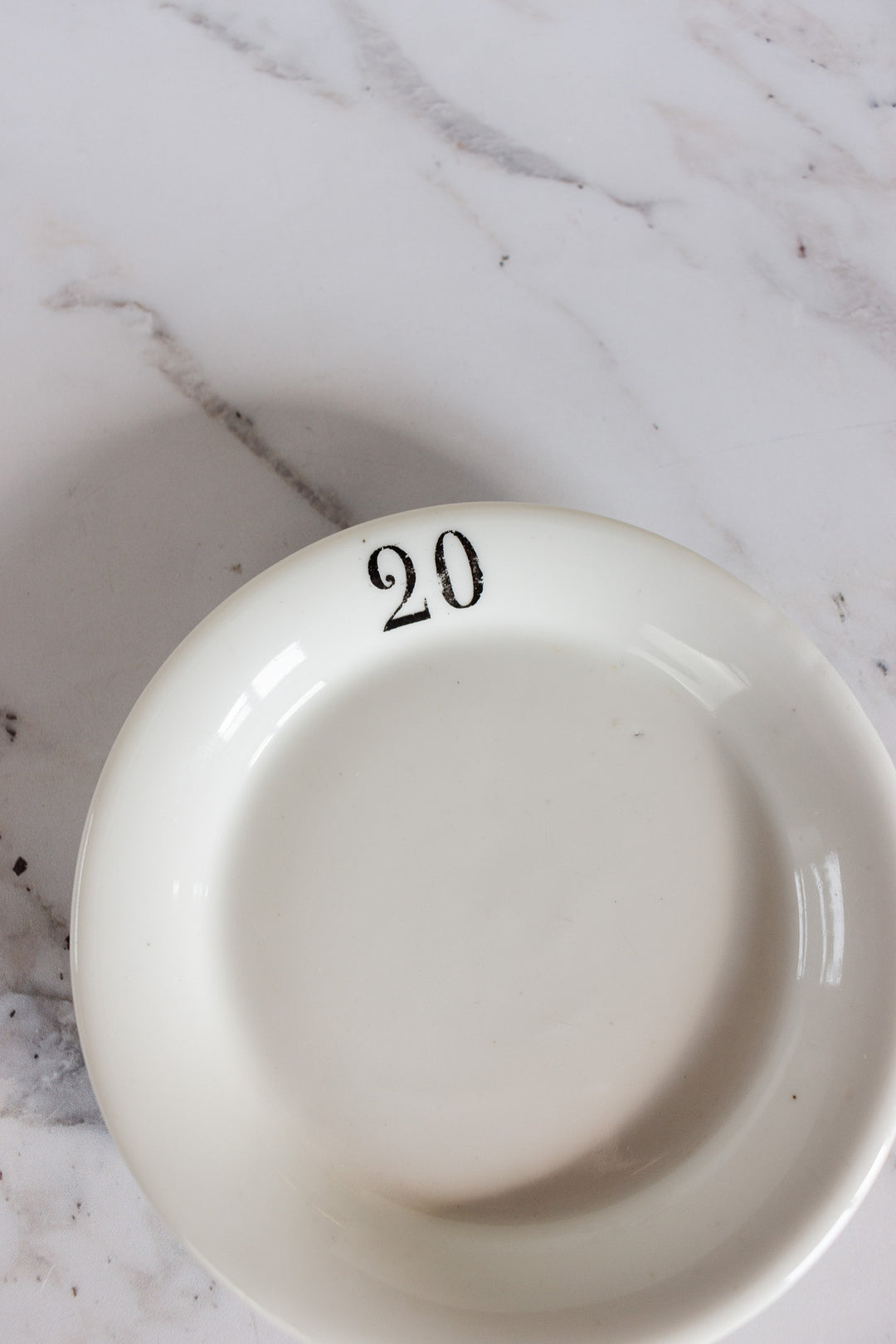 rare 18th century hand painted French bistro tip saucer 20f