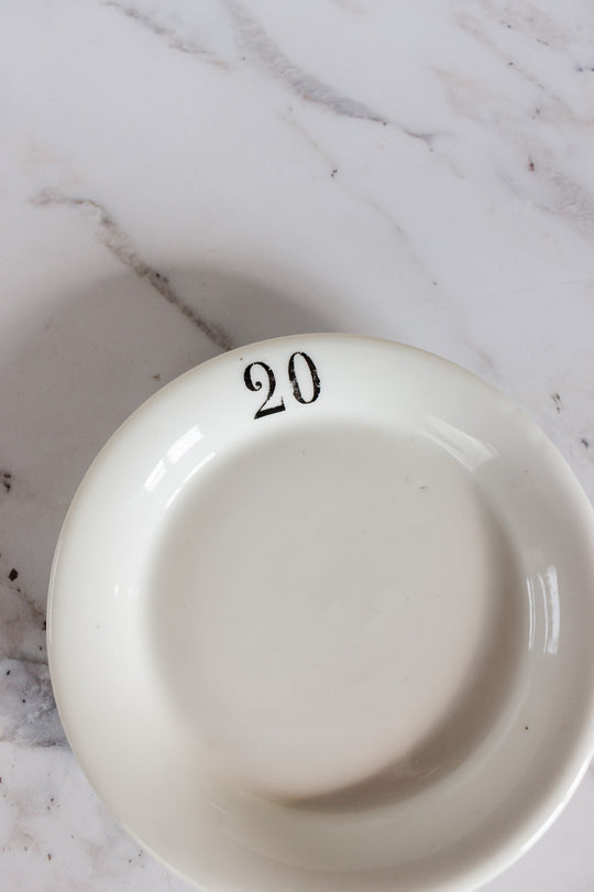 rare 18th century hand painted French bistro tip saucer 20f