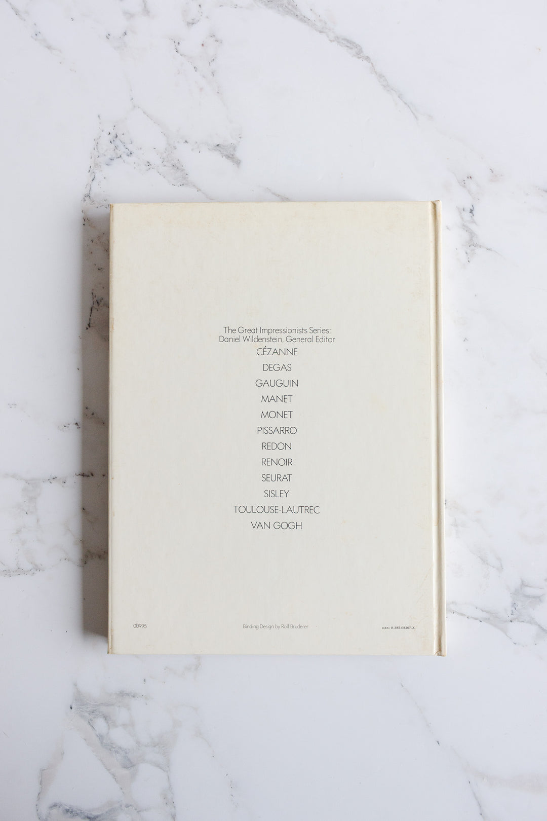 set of 5 vintage Italian art books - Degas, Cézanne, Toulouse-Lautrec, Gauguin, and Van Gogh