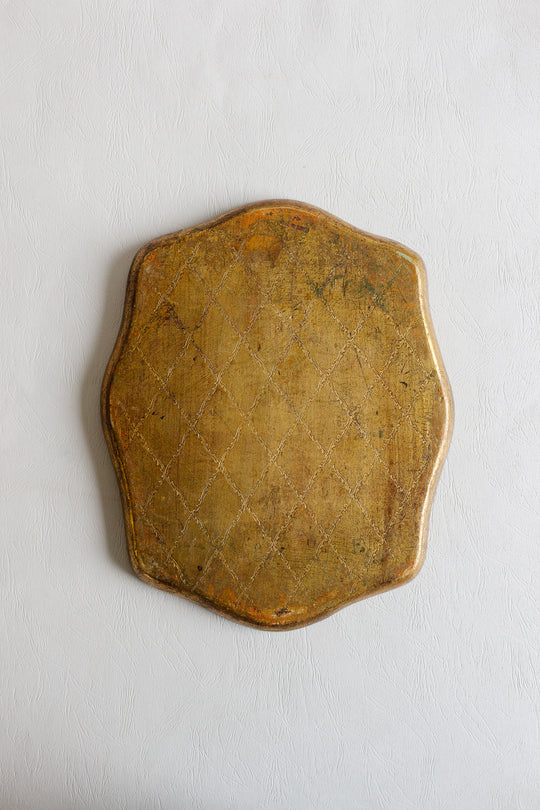 vintage italian florentine tray