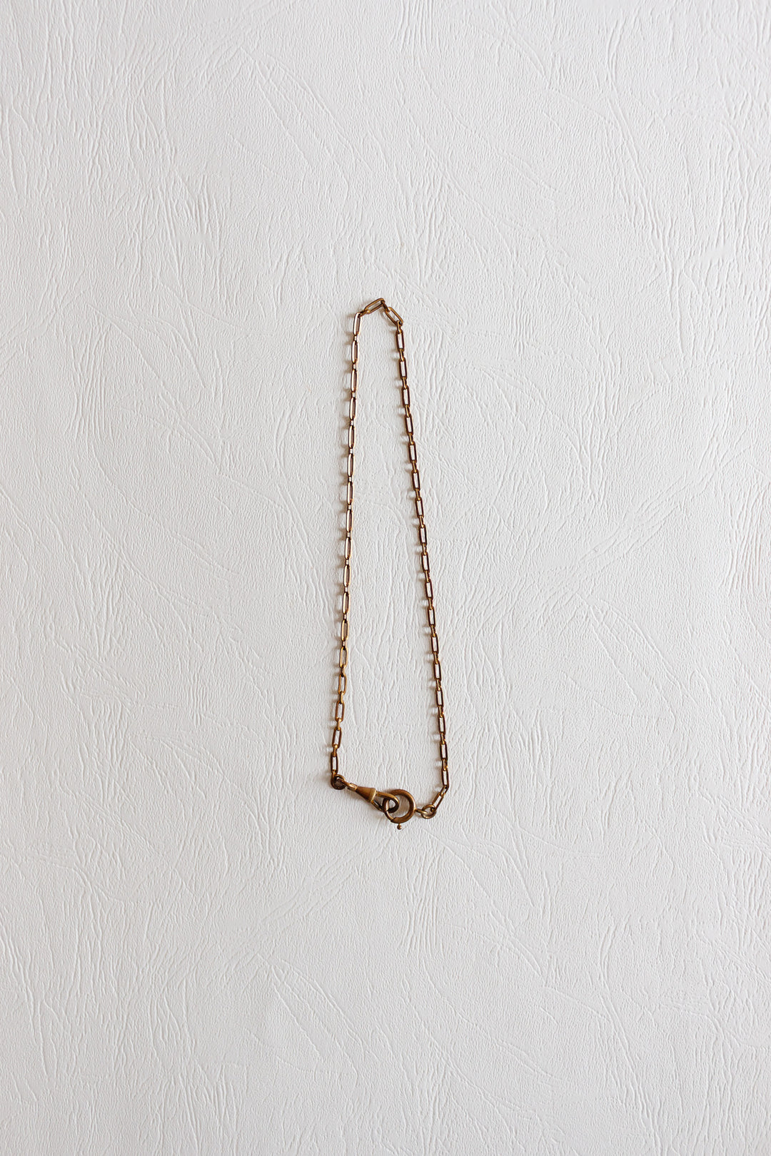 vintage french chain link necklace