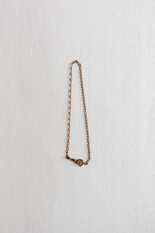 vintage french chain link necklace
