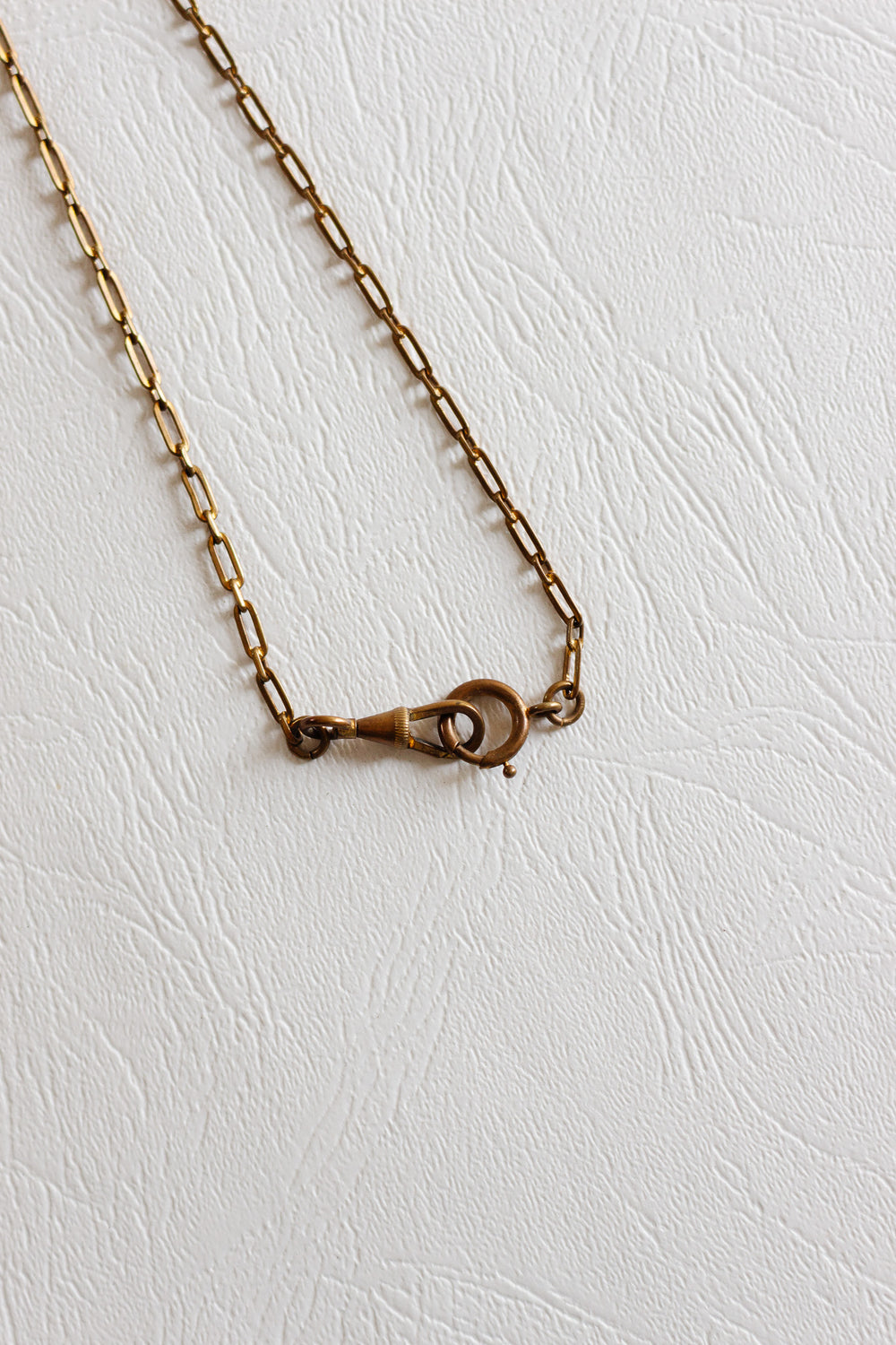 vintage french chain link necklace