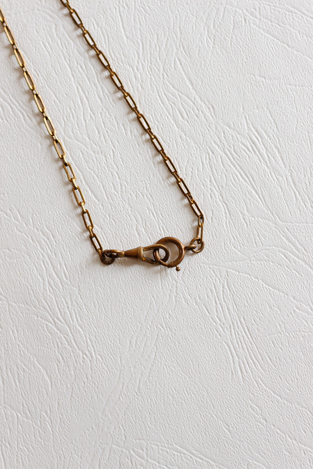 vintage french chain link necklace
