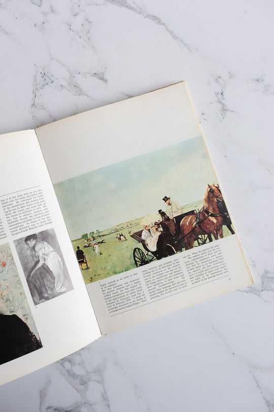 set of 5 vintage Italian art books - Degas, Cézanne, Toulouse-Lautrec, Gauguin, and Van Gogh