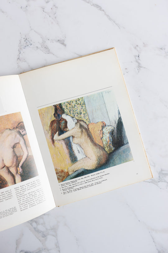 set of 5 vintage Italian art books - Degas, Cézanne, Toulouse-Lautrec, Gauguin, and Van Gogh