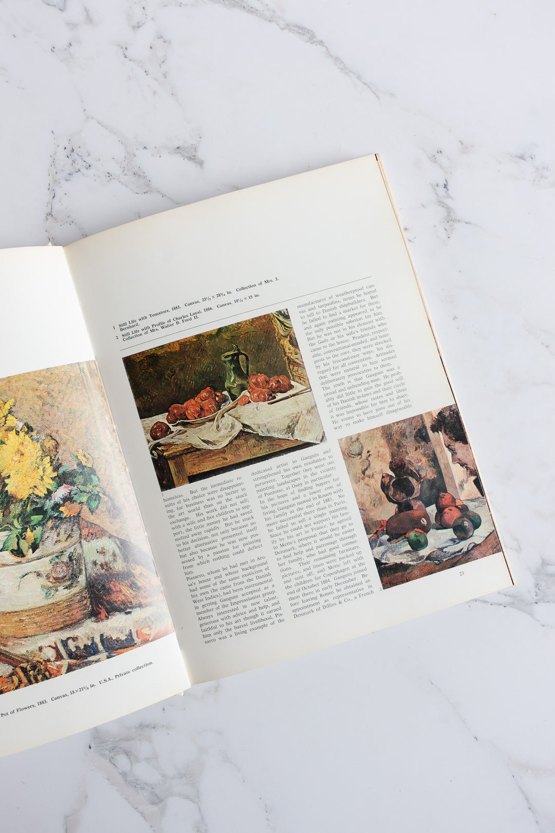 set of 5 vintage Italian art books - Degas, Cézanne, Toulouse-Lautrec, Gauguin, and Van Gogh