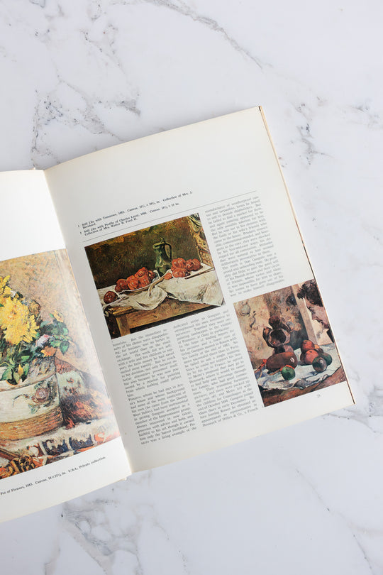 set of 5 vintage Italian art books - Degas, Cézanne, Toulouse-Lautrec, Gauguin, and Van Gogh