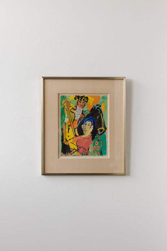"la corrida" by french artist pierre ambrogiani