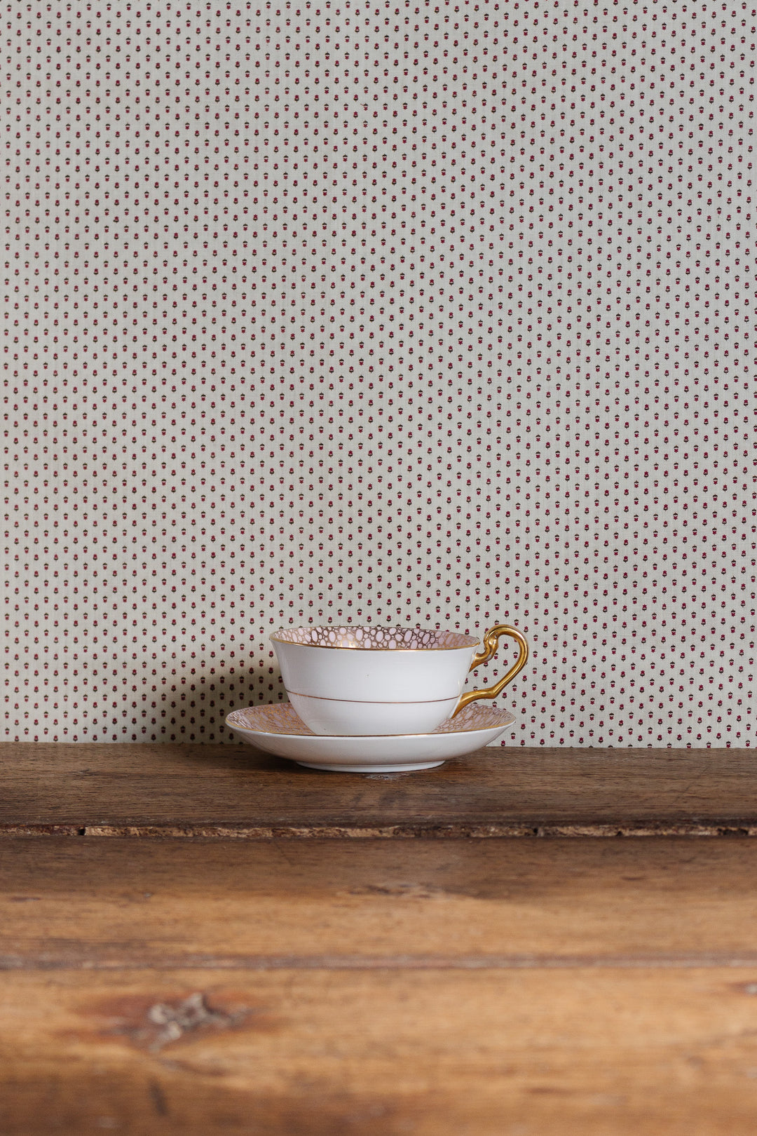 antique victoria pink and gold bone china teacup