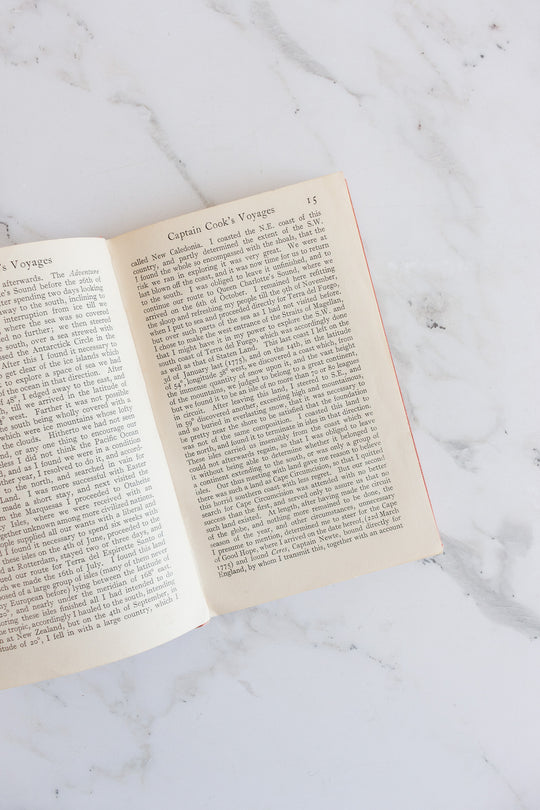 Captain cook's voyages of discovery hardcover book