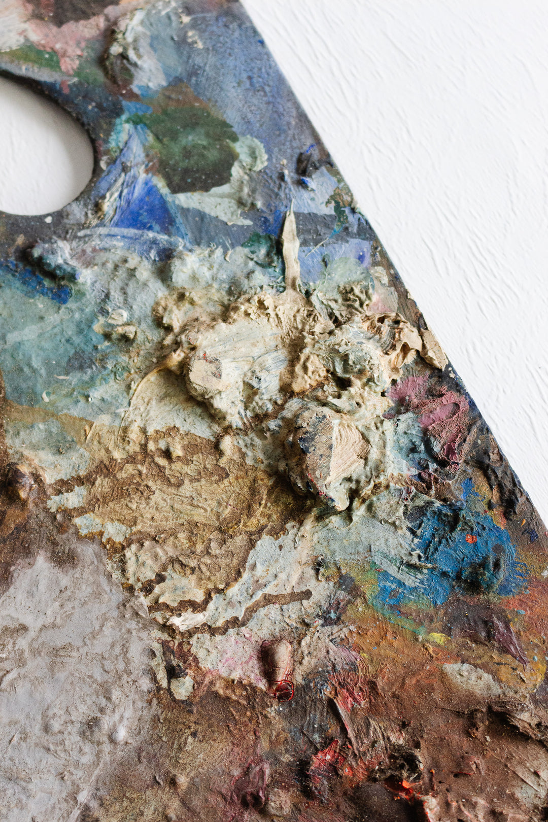 antique french artist's palette