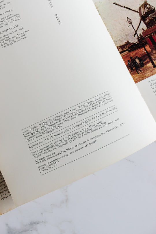 set of 5 vintage Italian art books - Degas, Cézanne, Toulouse-Lautrec, Gauguin, and Van Gogh