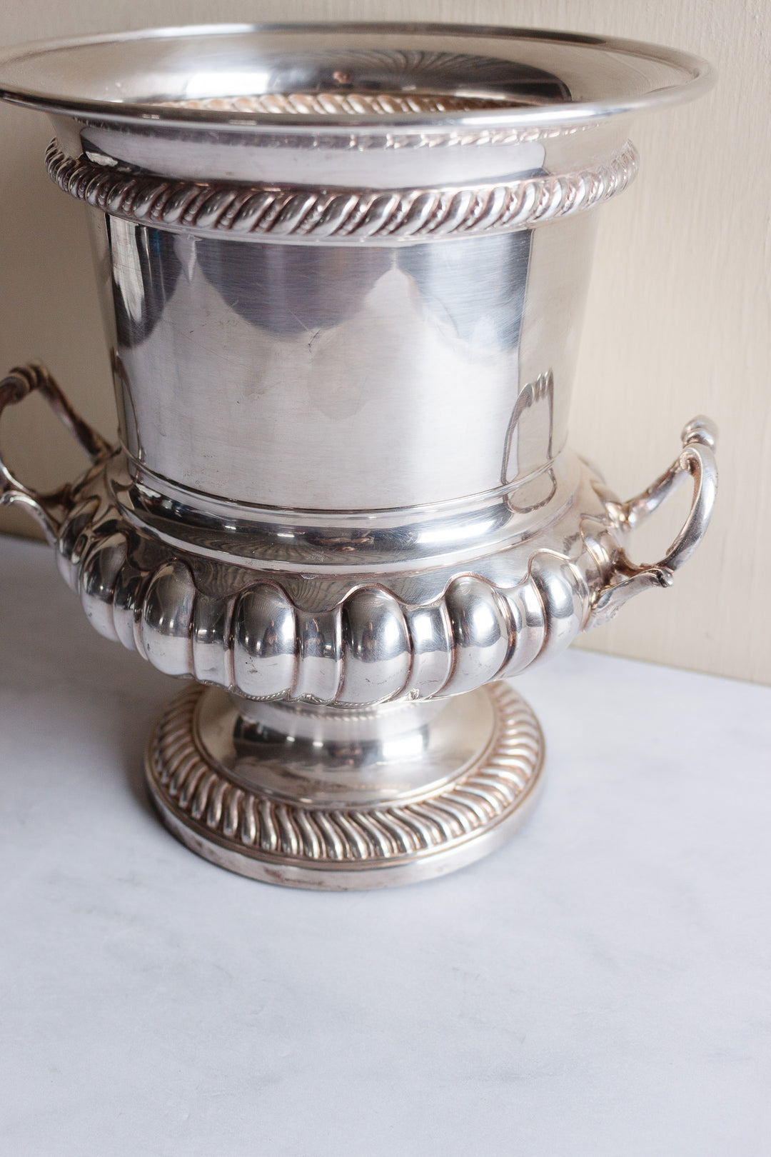 vintage English silverplate medici champagne bucket