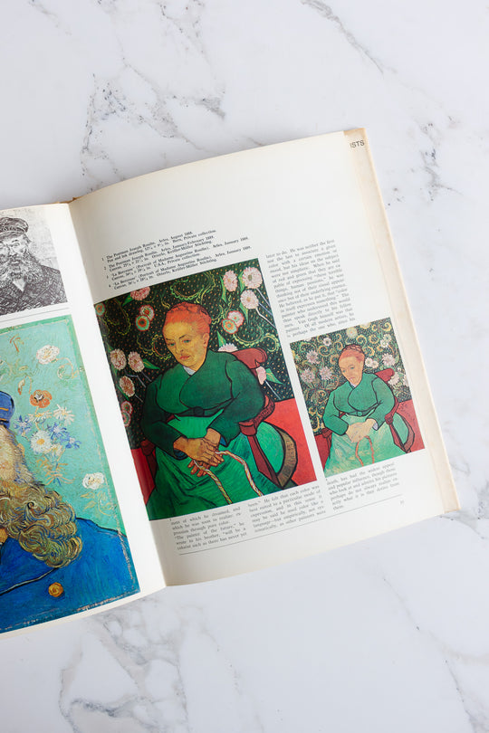 set of 5 vintage Italian art books - Degas, Cézanne, Toulouse-Lautrec, Gauguin, and Van Gogh