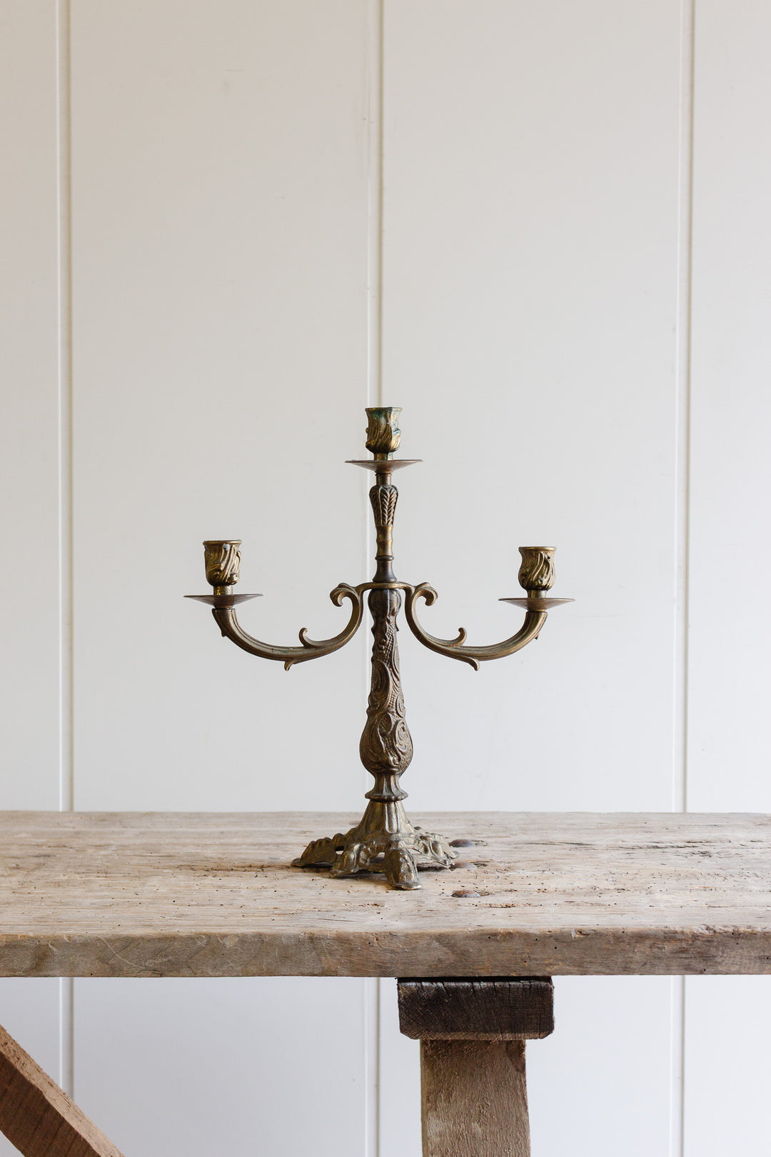 antique french art nouveau candleabra
