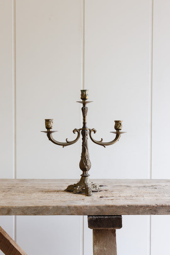 antique french art nouveau candleabra