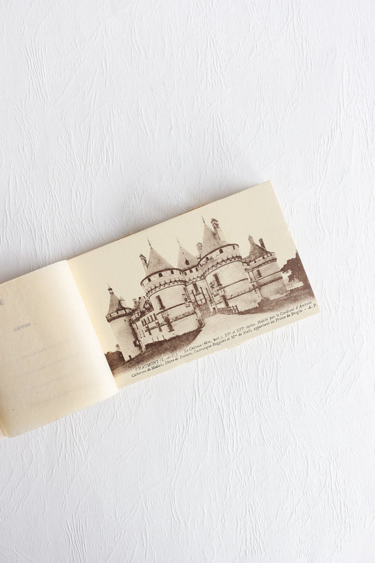 1920s "châteaux des bords de la loire" postcard booklet