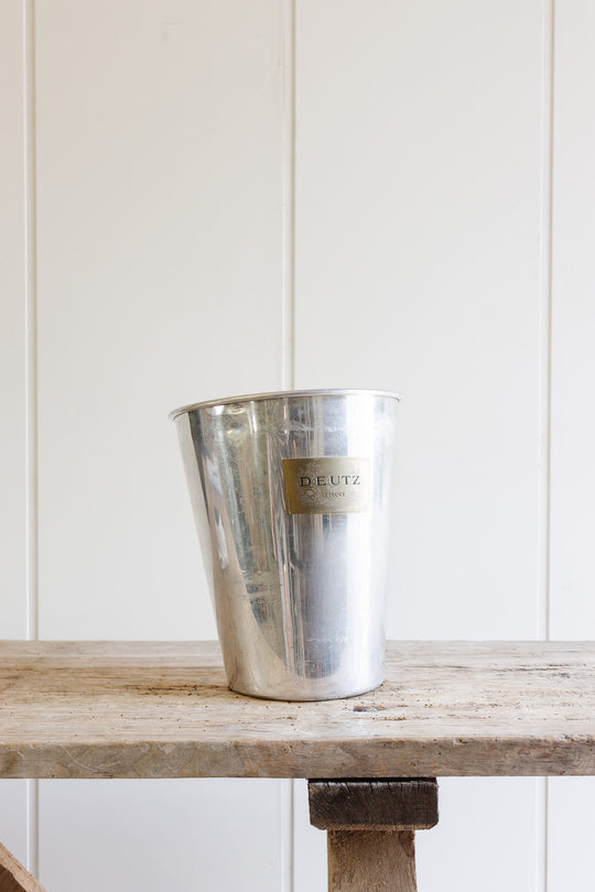 vintage french aluminum deutz champagne bucket
