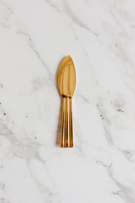 vintage french "pâtes et émaux limoges" butter dish and knife