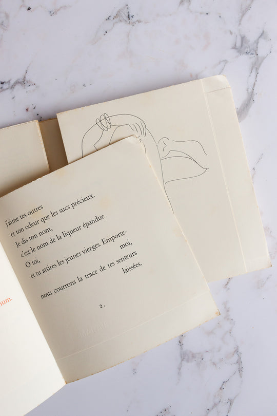 rare "cantique des cantiques" with drawings by Matisse