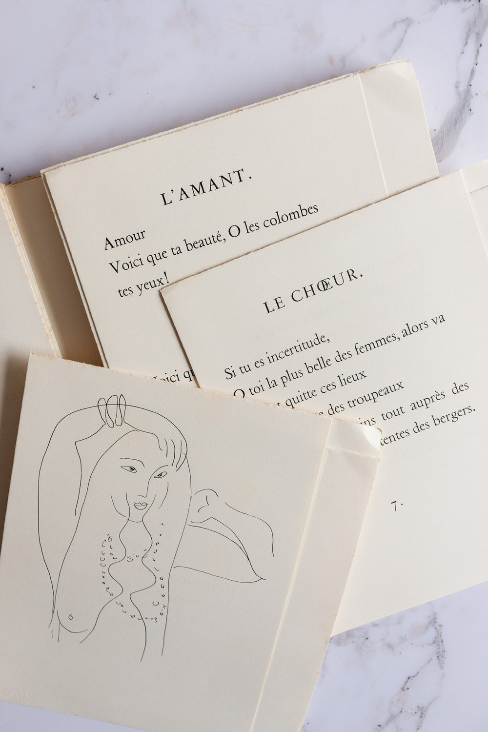 rare "cantique des cantiques" with drawings by Matisse