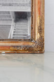 turn of the century French gilt Louis Philippe mirror with ornamented frame