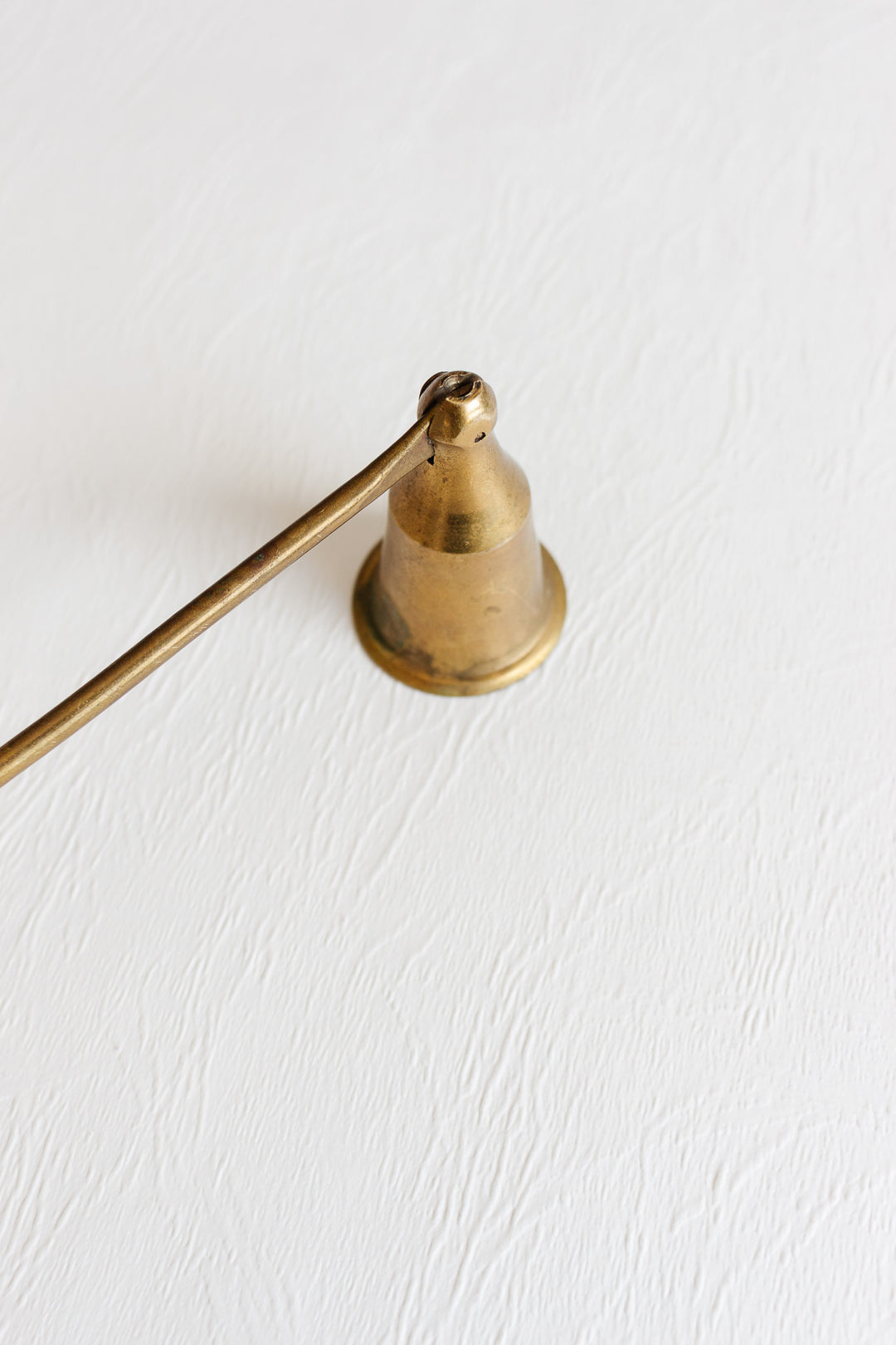 classic vintage french brass candle snuffer
