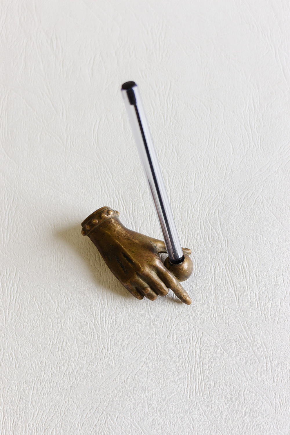 french bronze pen holder and paperweight - caron, paris circa 1930s