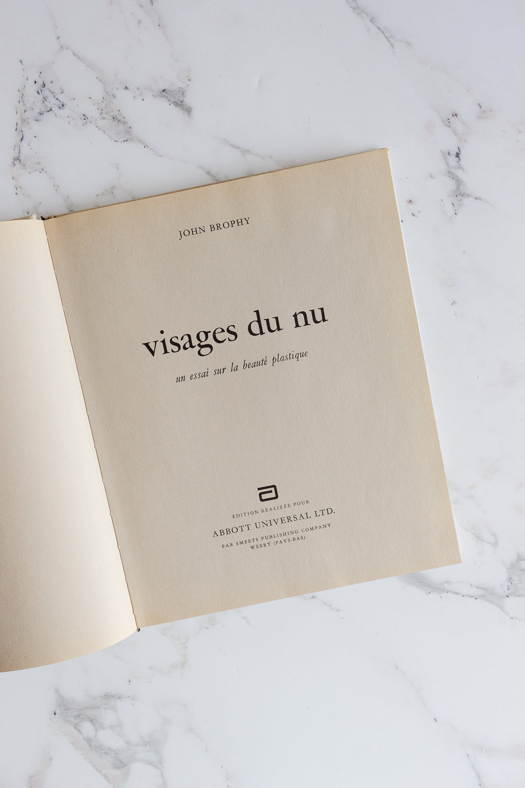 "visage du nu" vintage book