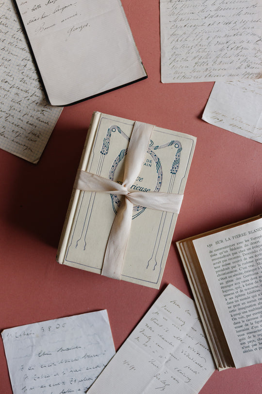 antique French books "collection Nelson", set of four