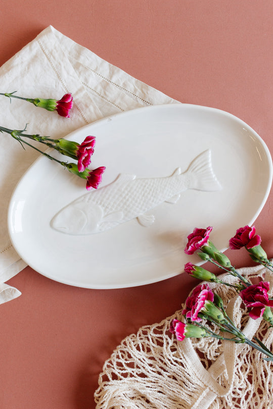 vintage italian fish platter