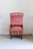 rare turn of the century French Napoleon III salon chair
